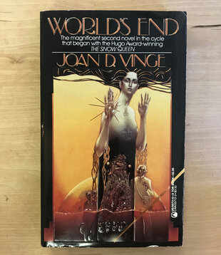 Joan D. Vinge - World’s End (Snow Queen 2) - SIGNED - Paperback MM (USED - 5DB)