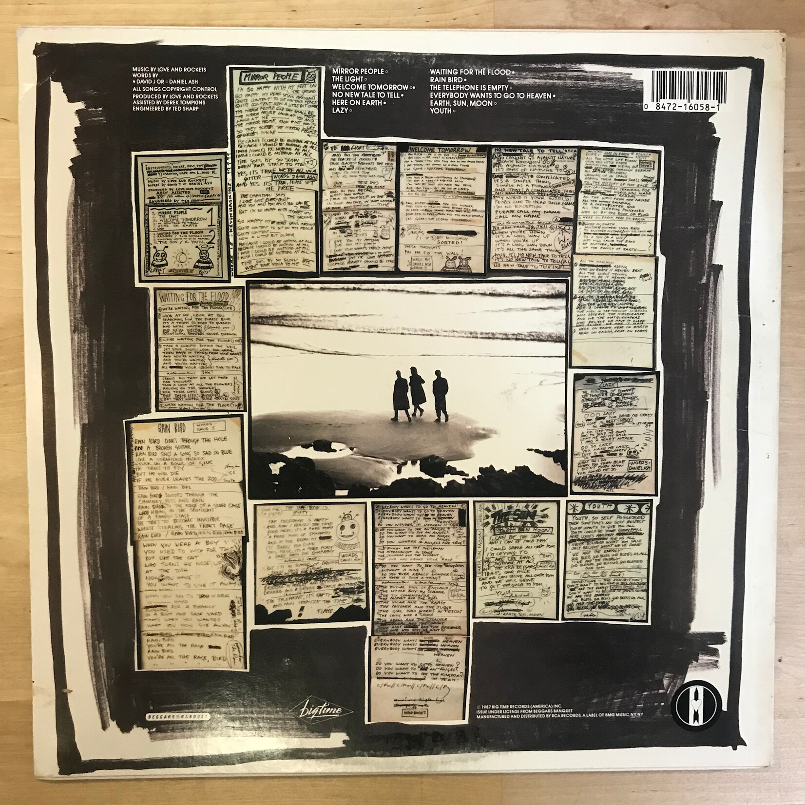 Love And Rockets - Earth Sun Moon - 6058 1 - Vinyl LP (USED)