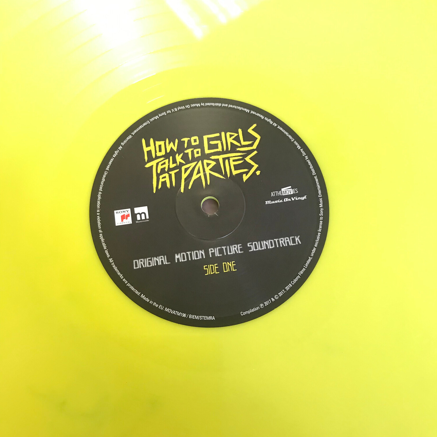 How To Talk To Girls At Parties (SIGNED BY NEIL GAIMAN / JOHN MITCHELL) - Original Motion Picture Soundtrack - MOVATM196 - Vinyl LP (USED)