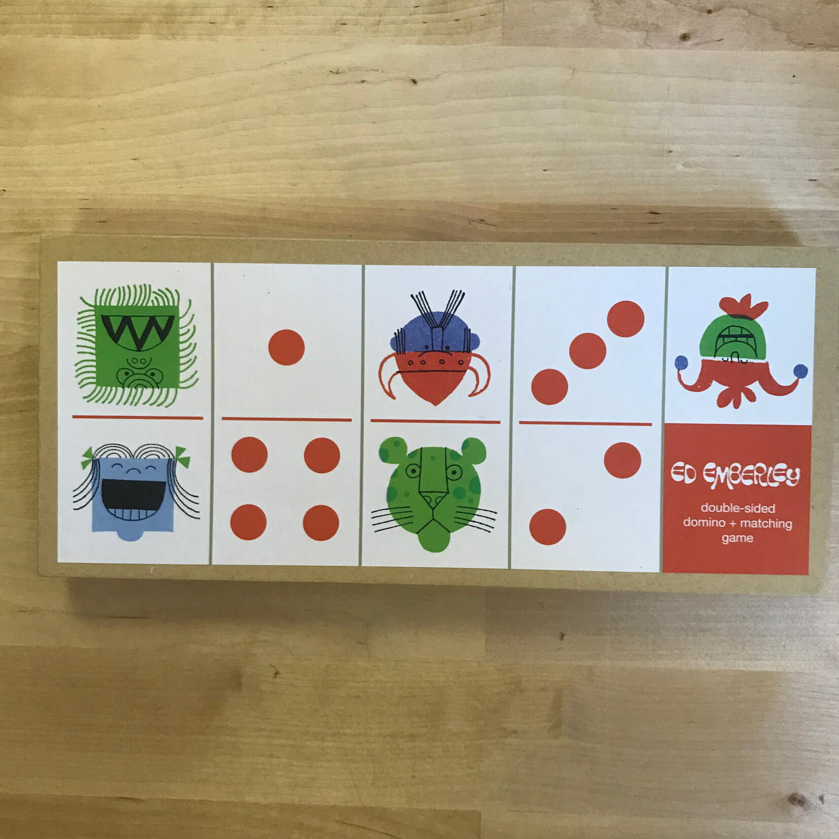 Ed Emberley Double Sided Domino + Matching - Game (USED)