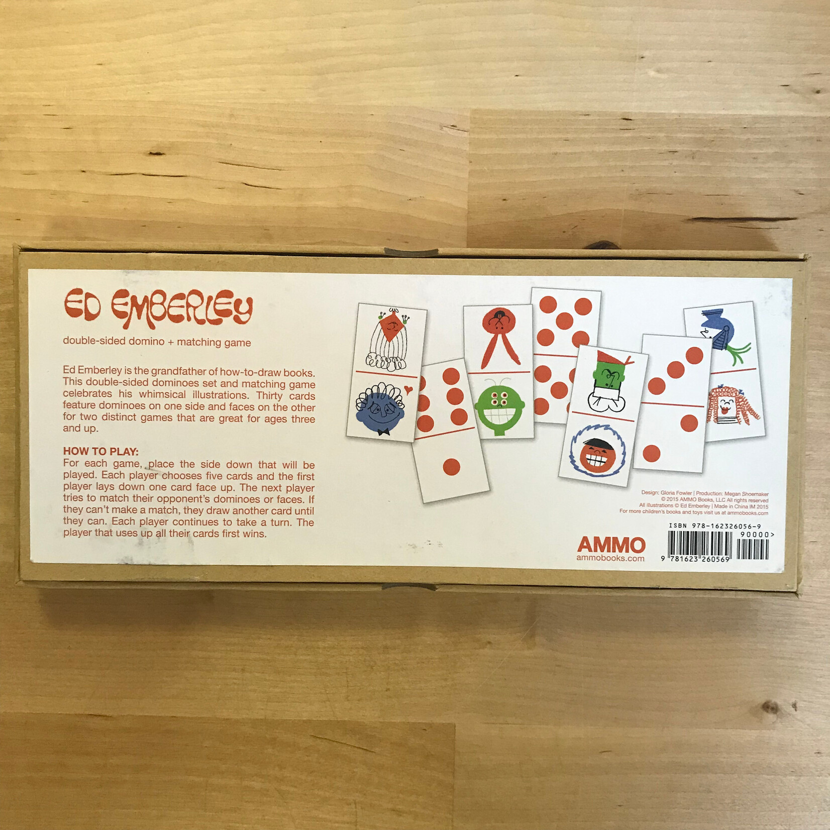 Ed Emberley Double Sided Domino + Matching - Game (USED)