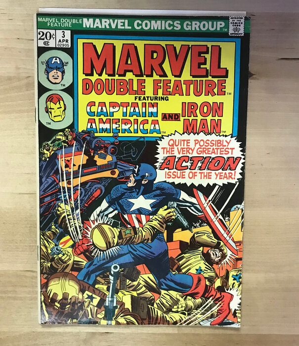 Marvel Double Feature - Captain America / Iron Man - #03 April 1974 - Comic Book