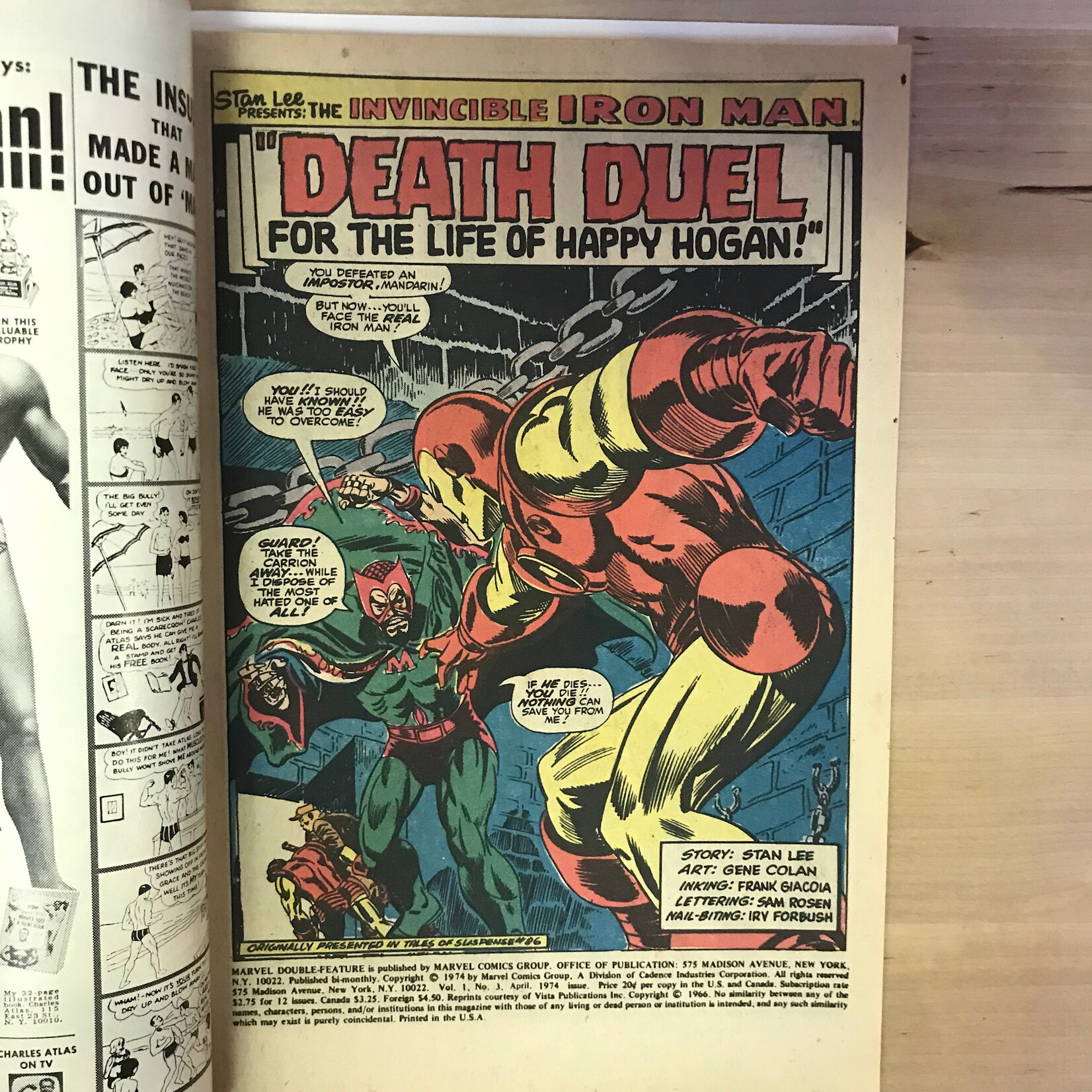 Marvel Double Feature - Captain America / Iron Man - #03 April 1974 - Comic Book