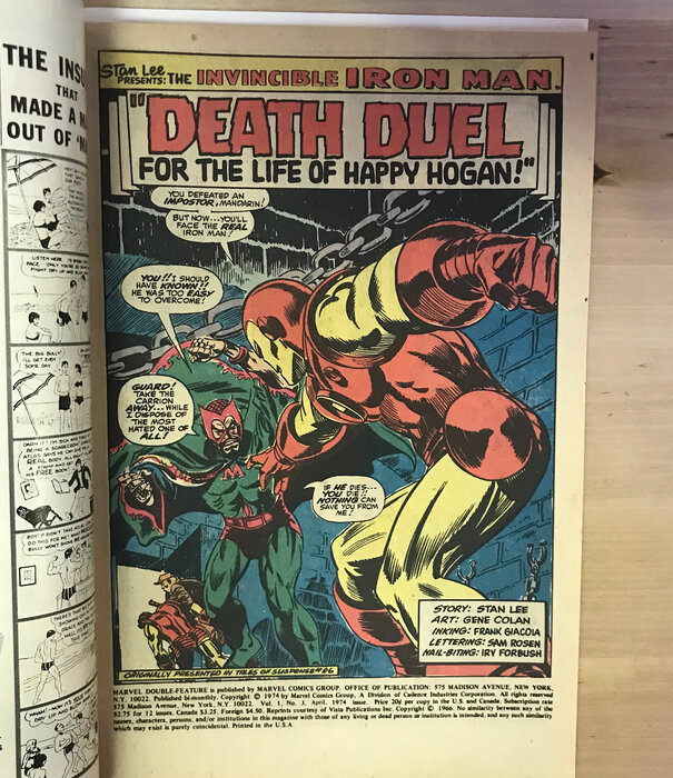 Marvel Double Feature - Captain America / Iron Man - #03 April 1974 - Comic Book