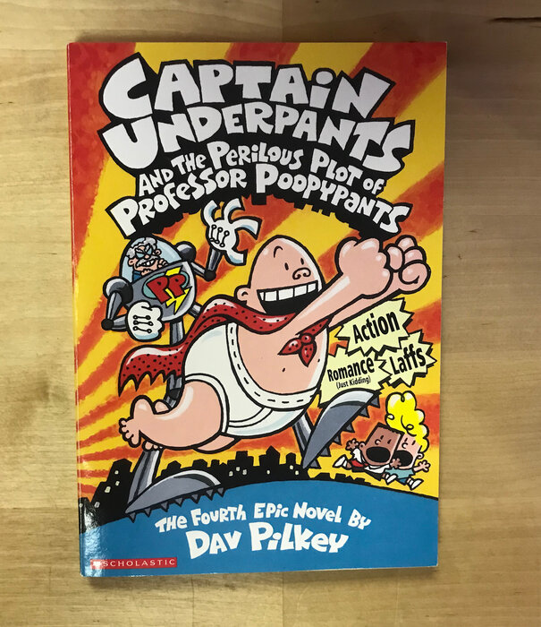 Dav Pilkey - Captain Underpants And The Perilous Plot Of Professor Poopypants- Paperback (USED)