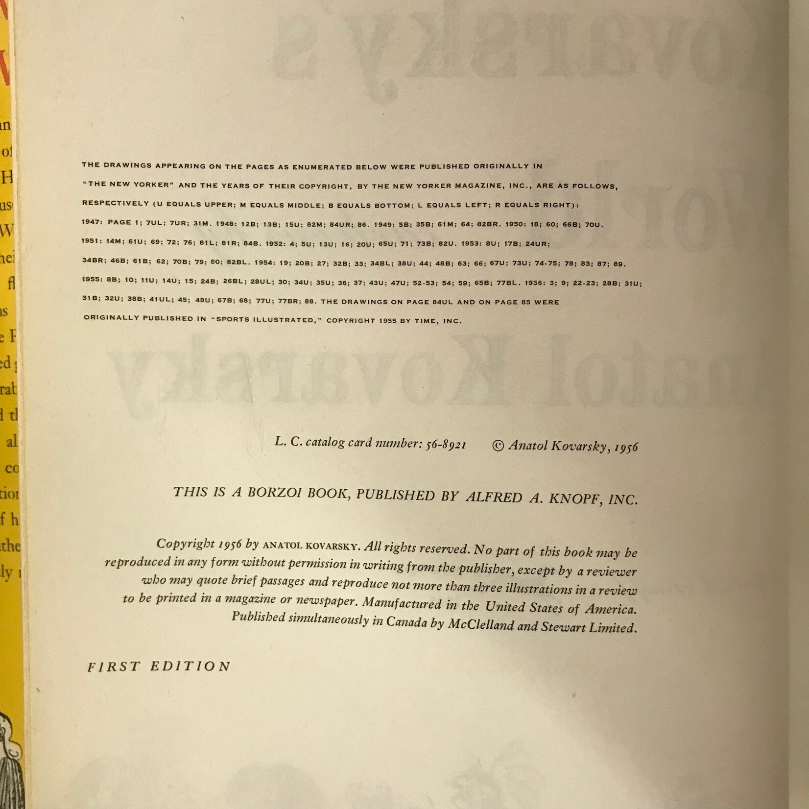 Anatol Kovarsky - Kovarsky’s World - Hardback (USED)