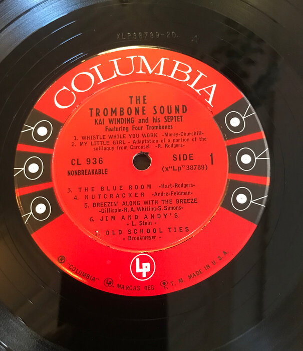 Kai Winding - The Trombone Sound - CL936 - Vinyl LP (USED)