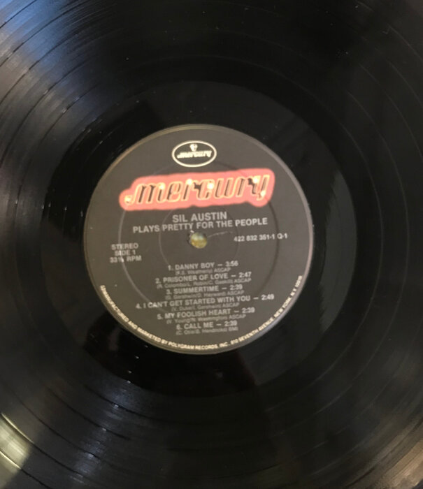 Sil Austin - Plays Pretty For The People (1987 RE) - 422 832 351 1 Q1 - Vinyl LP (USED)