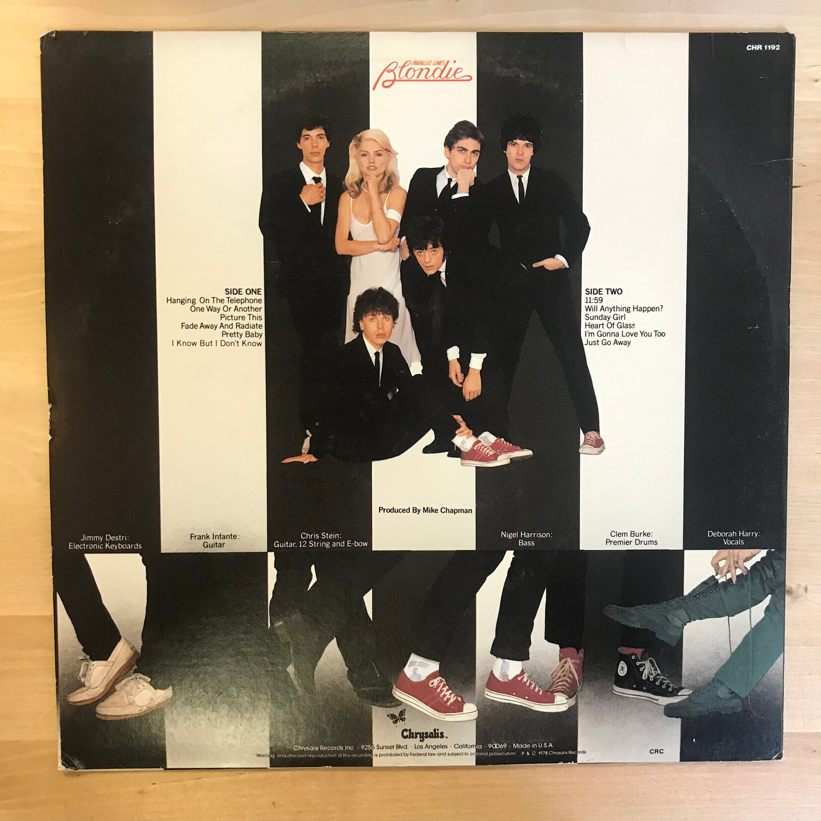 Blondie - Parallel Lines - CHR 1192 - Vinyl LP (USED)