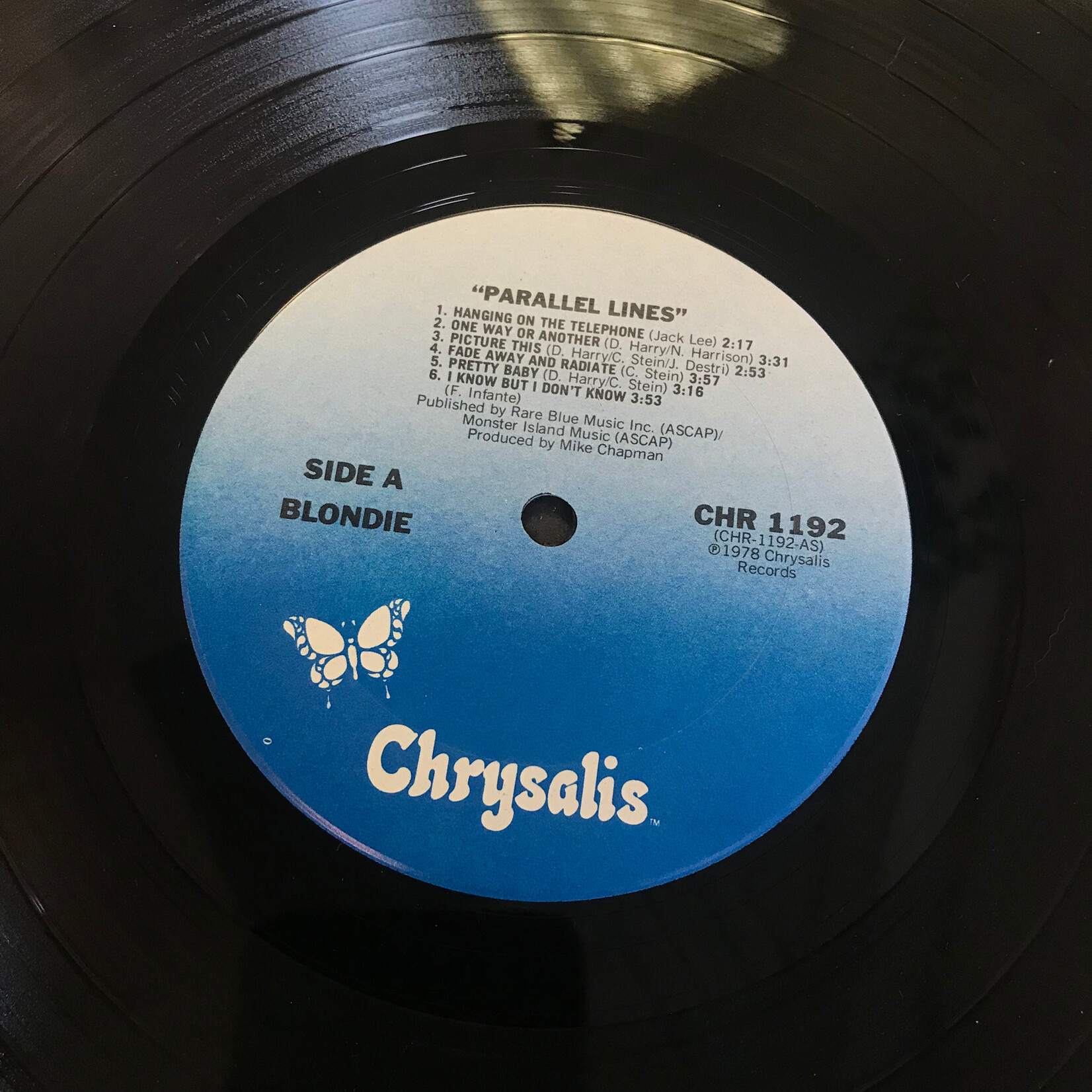 Blondie - Parallel Lines - CHR 1192 - Vinyl LP (USED)