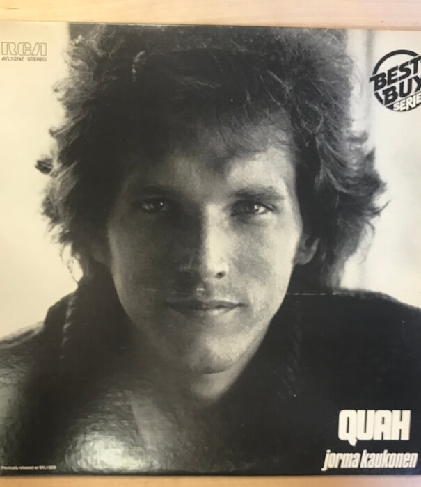 Jorma Kaukonen With Tom Hobson – Quah (1981 RE) - AYL1 3747 - Vinyl LP (USED)