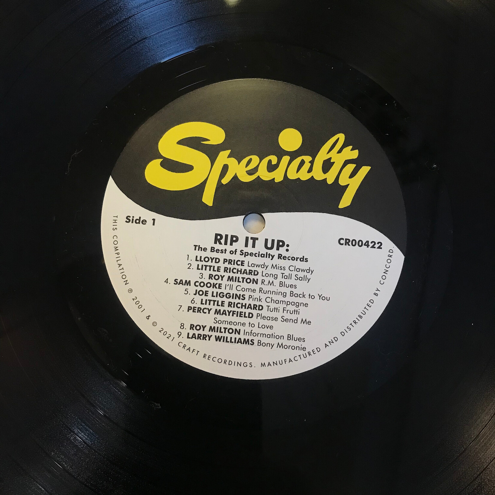 Various - Rip It Up: The Best Of Specialty Records - CR00422 - Vinyl LP (USED)