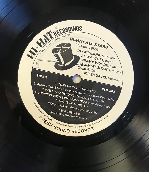 Miles Davis - Hi-Hat All-Stars - FSR302 - Vinyl LP (USED)