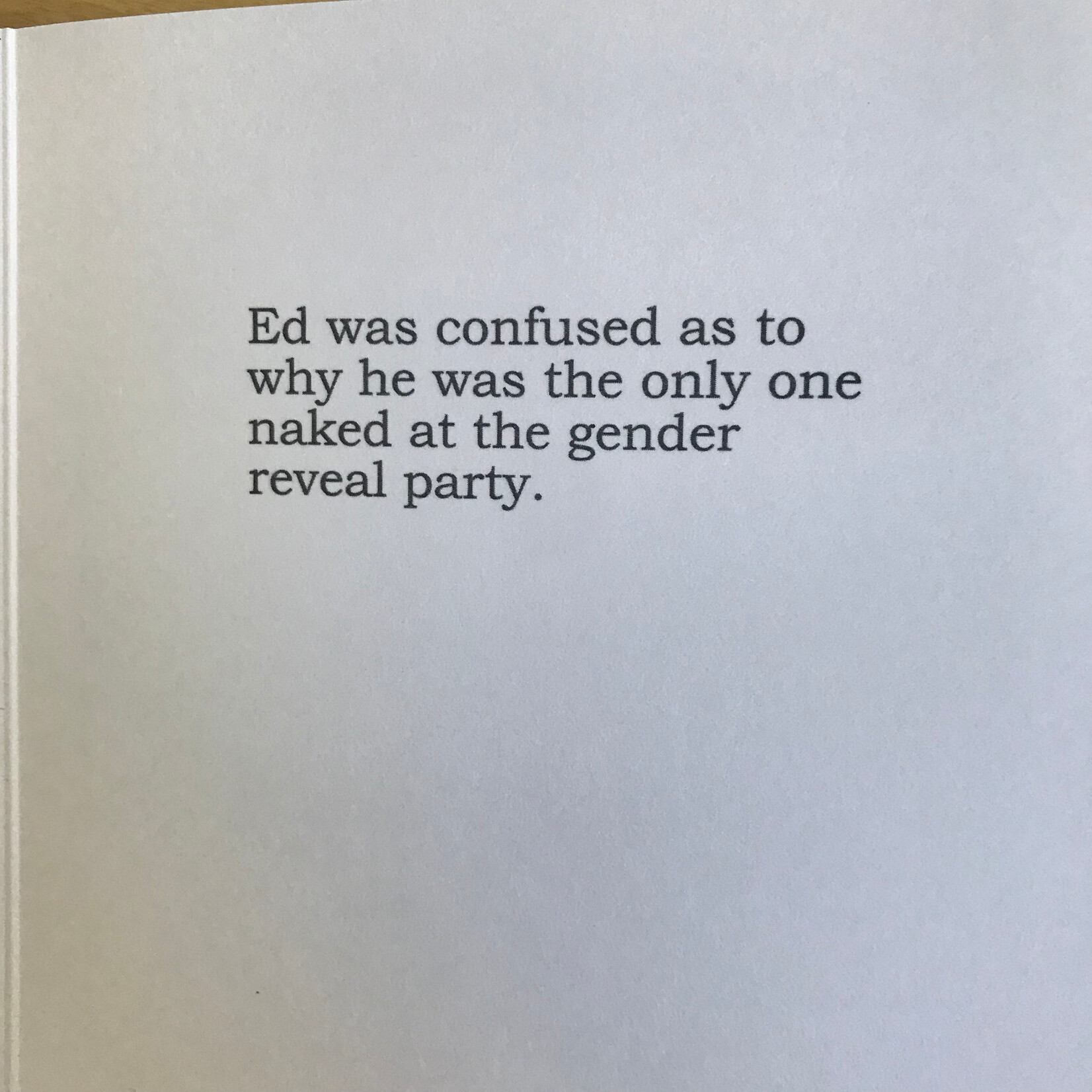 Big House Ed Was Confused - Greeting Card (NEW)