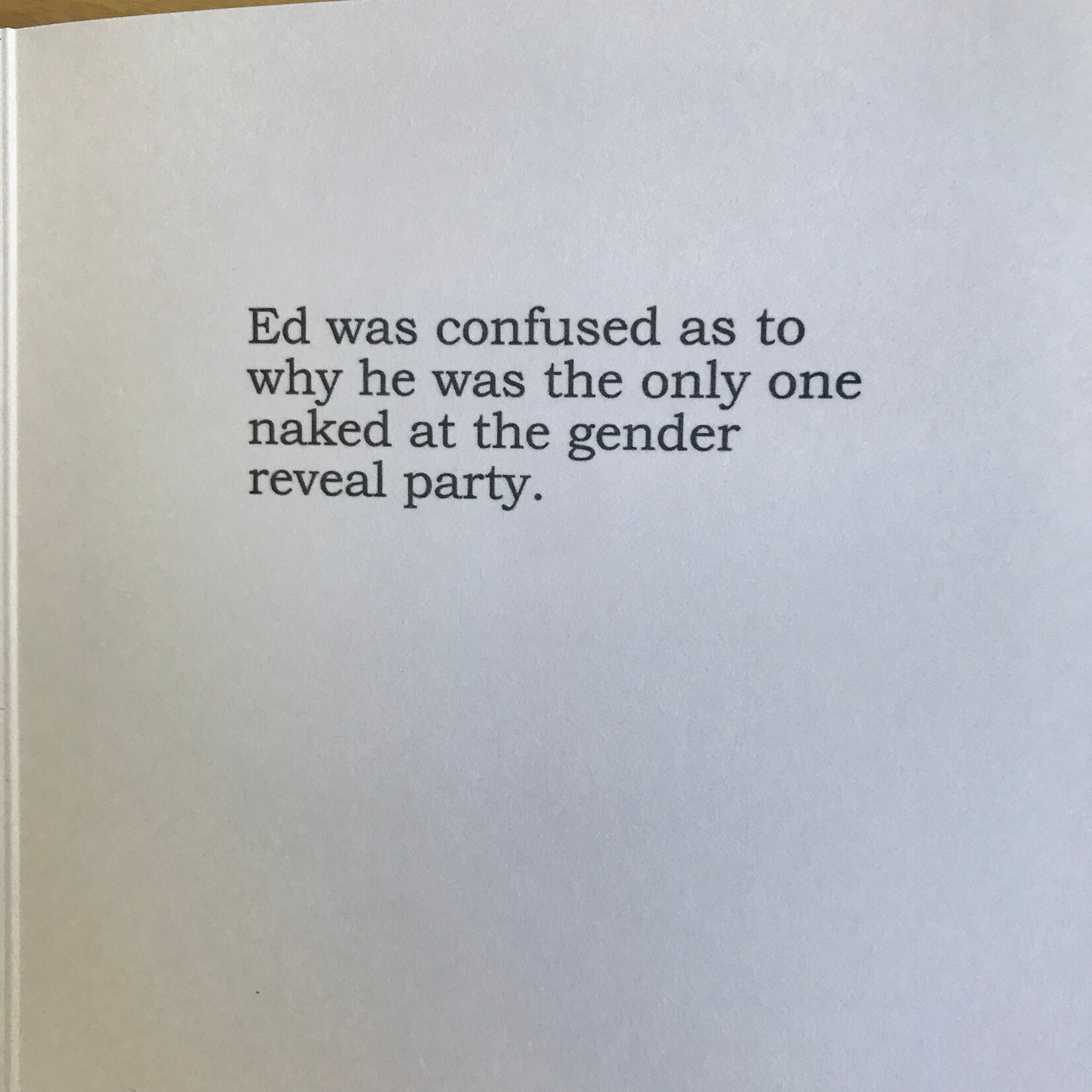 Big House Ed Was Confused - Greeting Card (NEW)