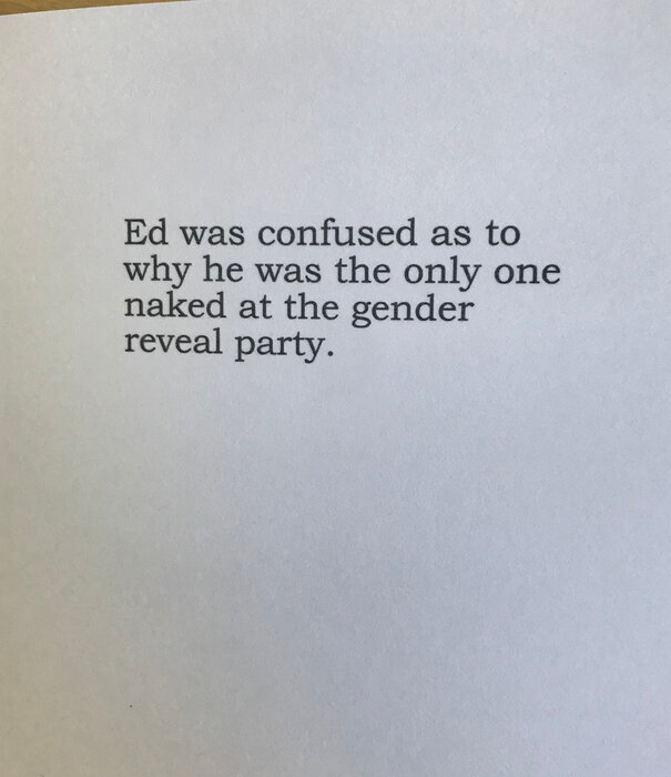 Big House Ed Was Confused - Greeting Card (NEW)