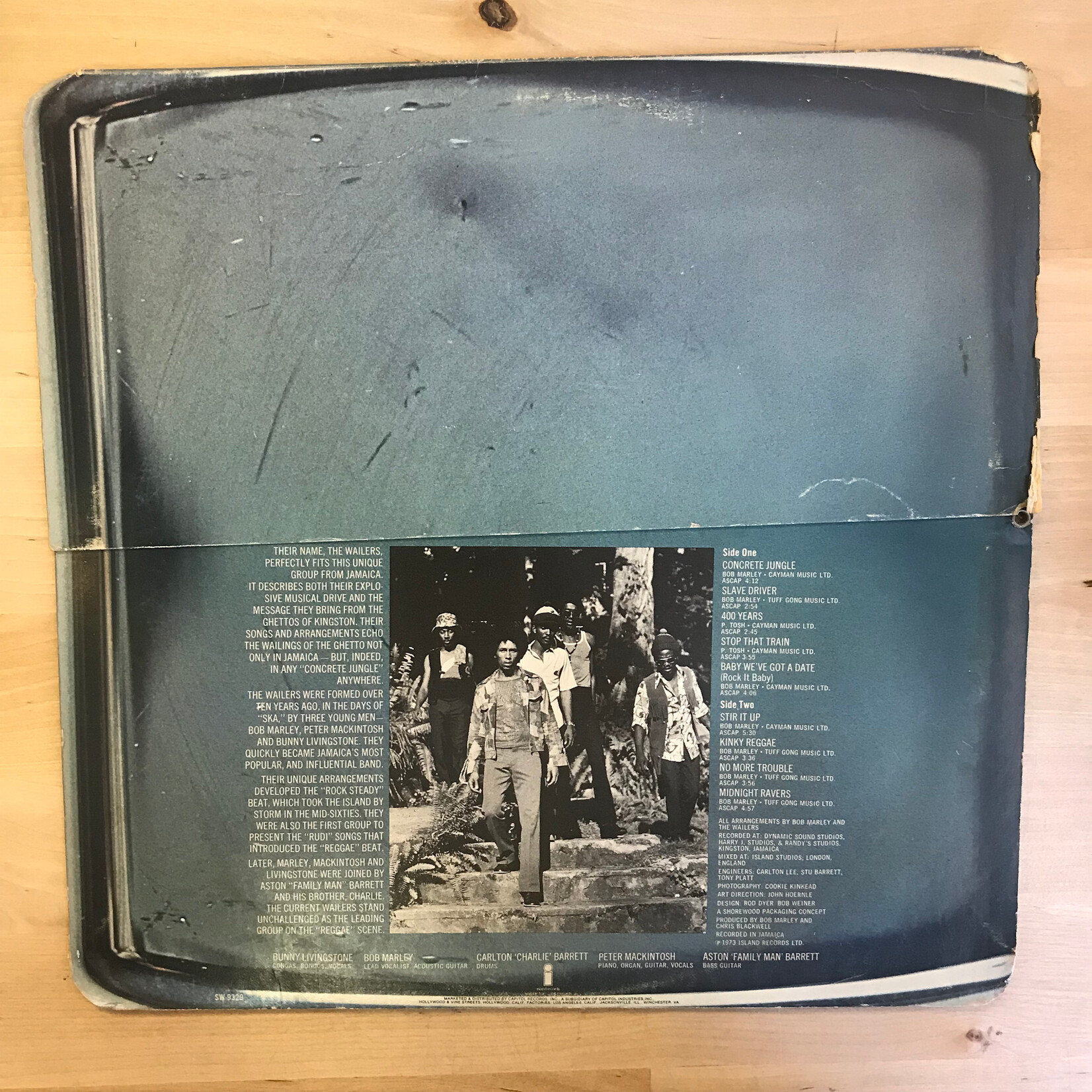 Bob Marley - Catch A Fire (Zippo Lighter Cover) - SW9329 - Vinyl LP (USED)