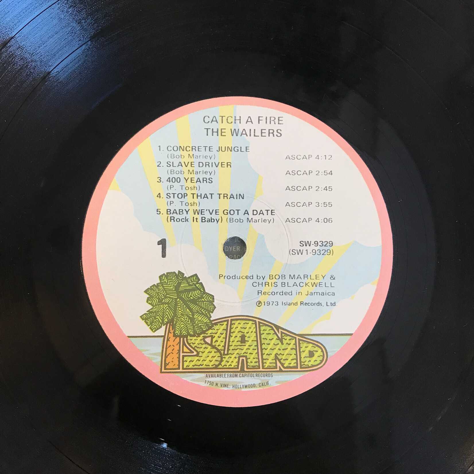 Bob Marley (The Wailers) - Catch A Fire (1st Pressing