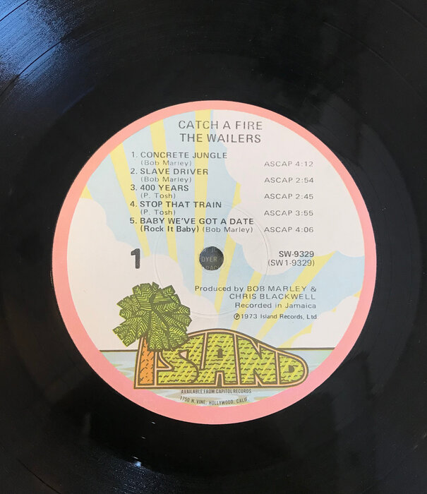 Bob Marley - Catch A Fire (Zippo Lighter Cover) - SW9329 - Vinyl LP (USED)