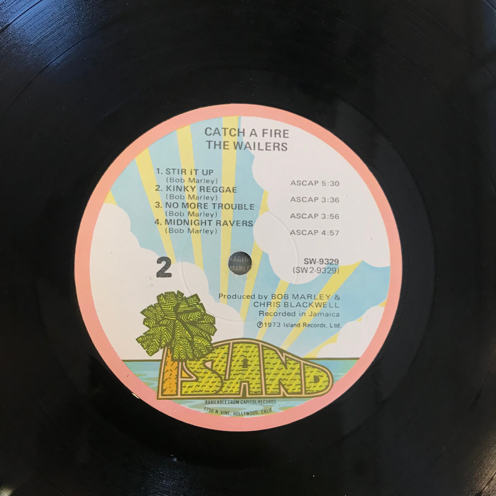 Bob Marley (The Wailers) - Catch A Fire (1st Pressing