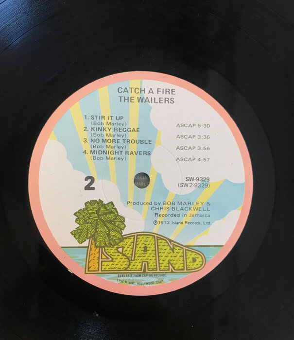 Bob Marley - Catch A Fire (Zippo Lighter Cover) - SW9329 - Vinyl LP (USED)