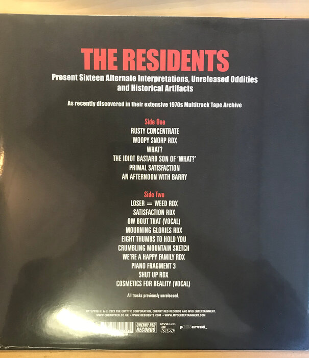 Residents - Leftovers Again?! (RSD) - NRTLP018 - Vinyl LP (USED - SEALED)