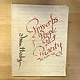 Jean Hodgin - Proverbs For People Past Puberty - Paperback (USED)