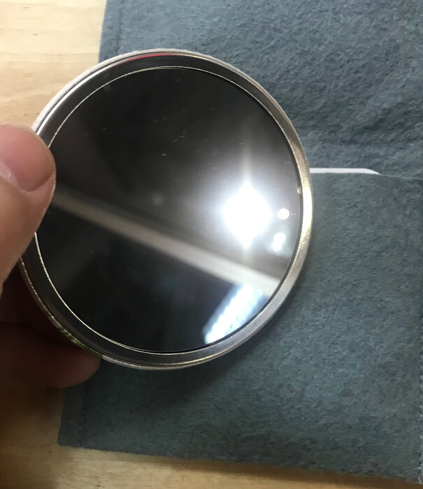 Pink Poppies - Pocket Mirror with Wool-Felt Pouch (NEW)