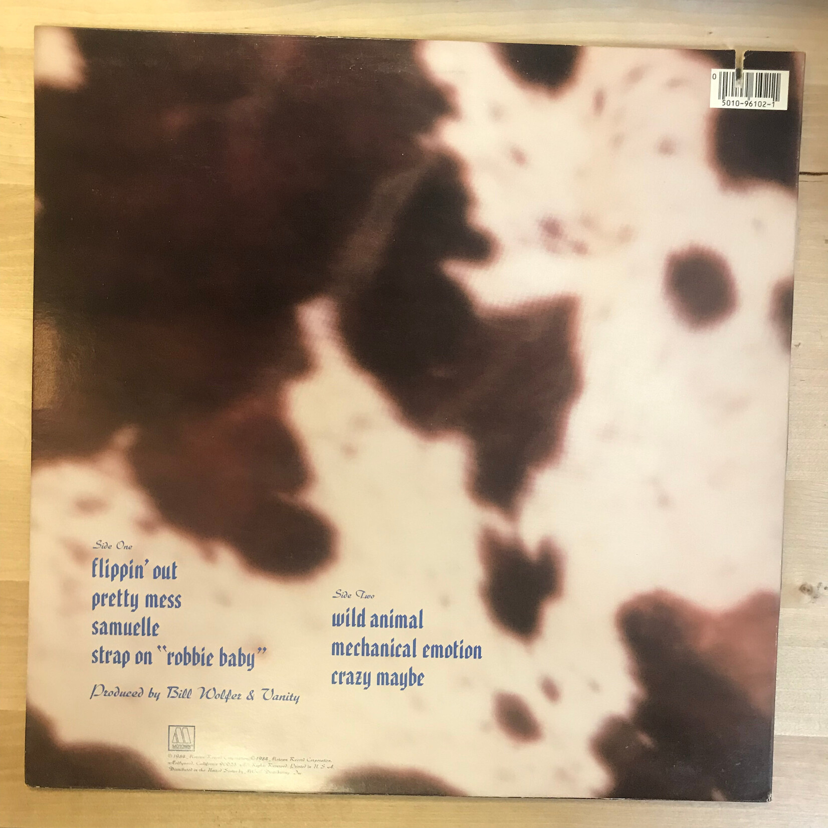 Vanity - Wild Animal - 6102ML - Vinyl LP (USED)