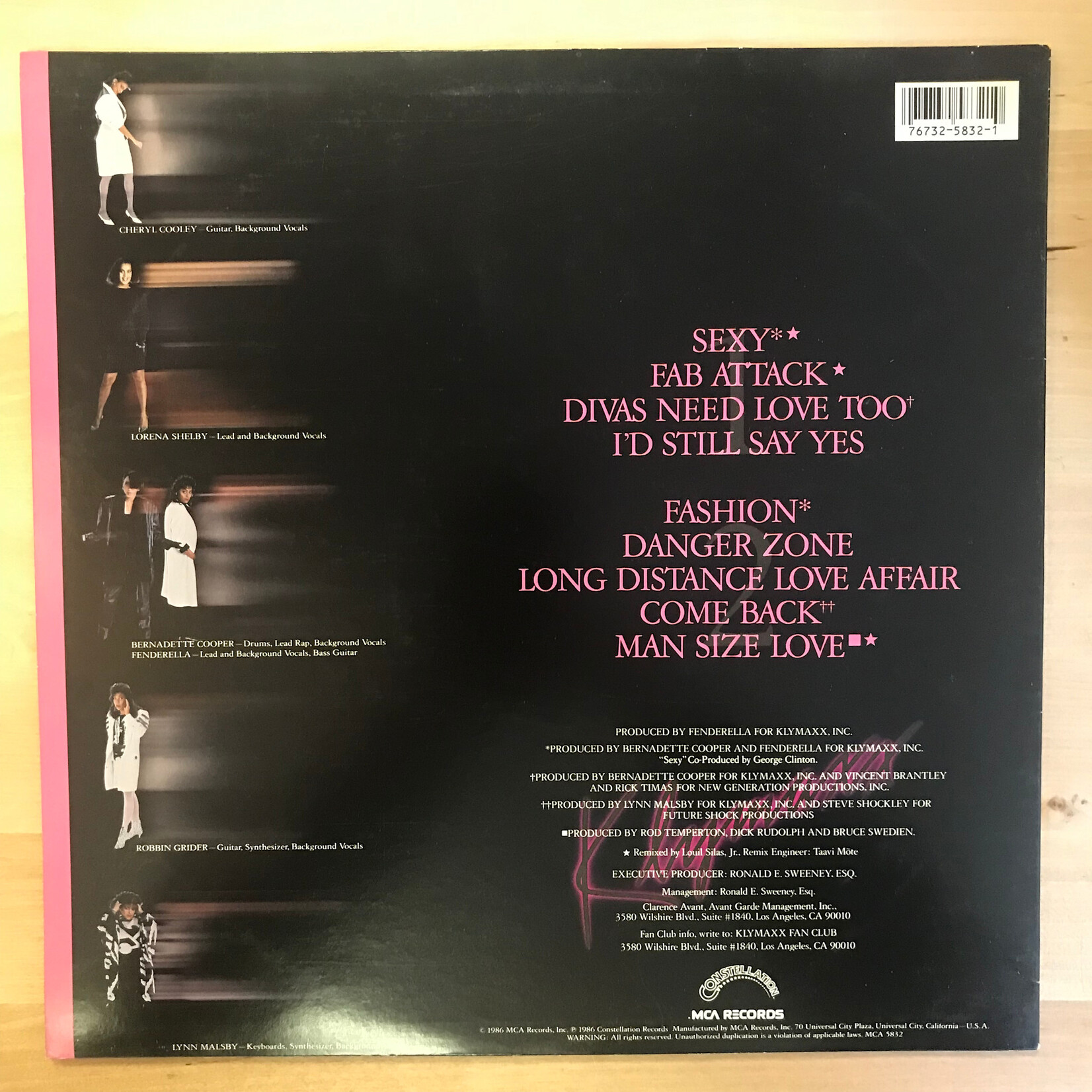 Klymaxx - Klymaxx - MCA5832 - Vinyl LP (USED)