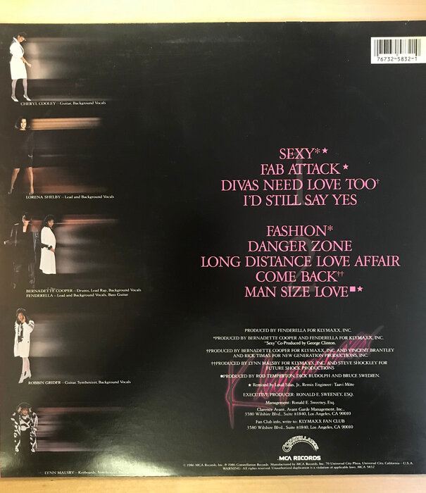 Klymaxx - Klymaxx - MCA5832 - Vinyl LP (USED)