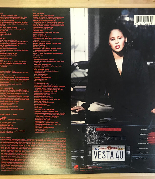 Vesty Williams - Vesta 4 U - SP5223 - Vinyl LP (USED)