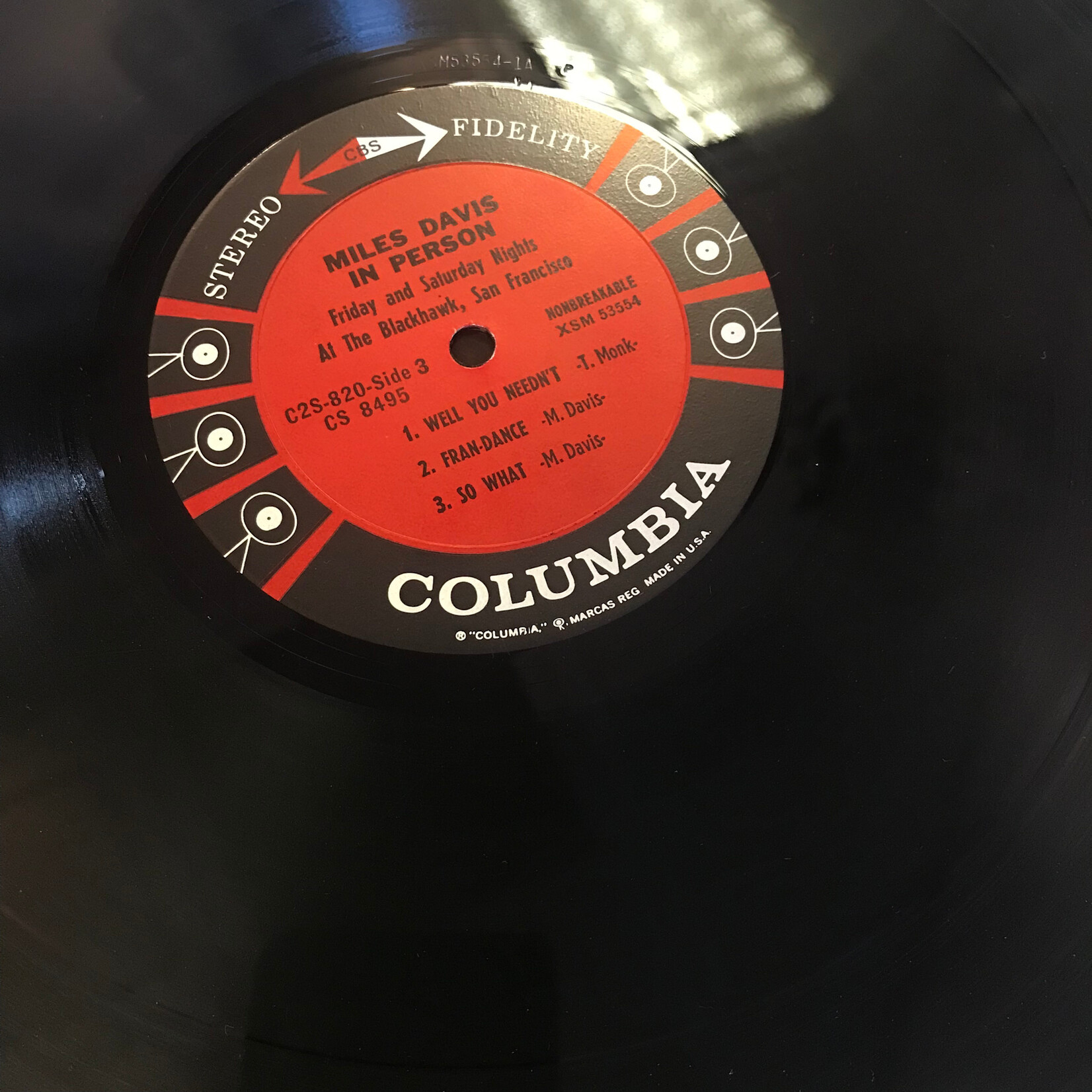 Miles Davis - In Person: Friday And Saturday Nights At The Blackhawk, San Francisco - C2S 820 - Vinyl LP (USED)