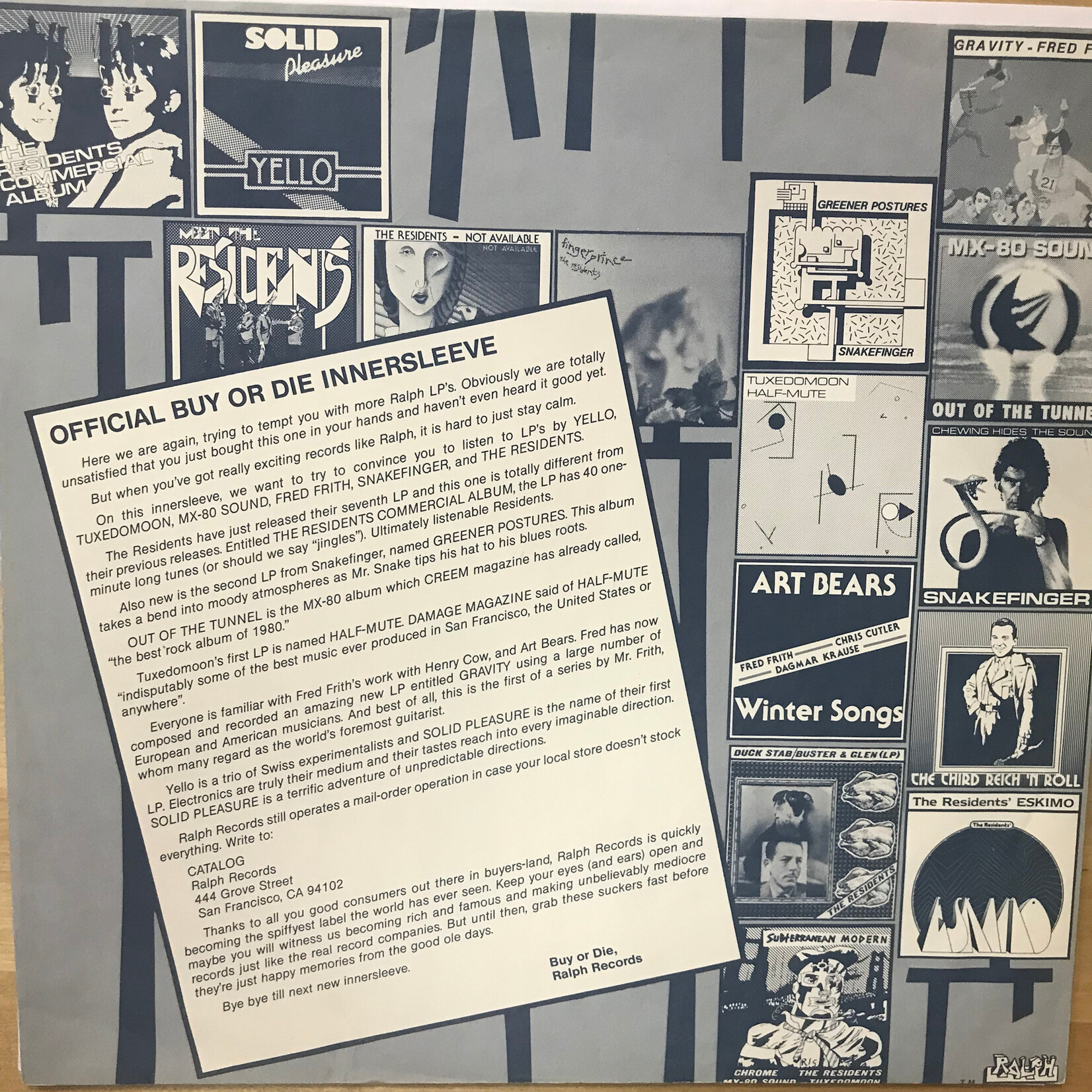 Residents - The Commercial Album - RZ8052 L - Vinyl LP (USED)