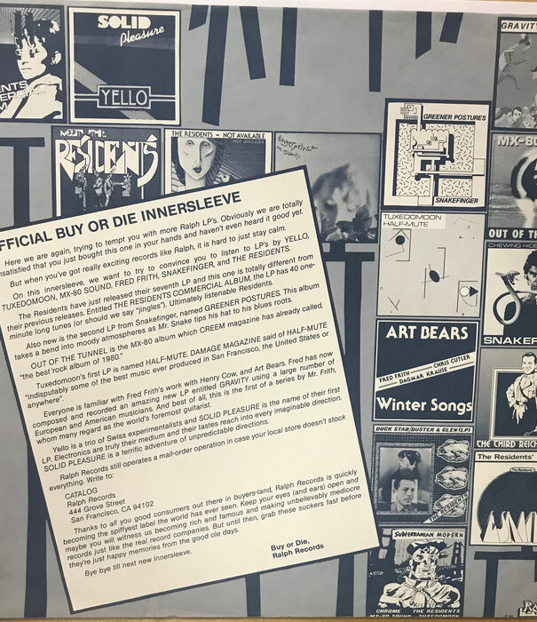 Residents - The Commercial Album - RZ8052 L - Vinyl LP (USED)