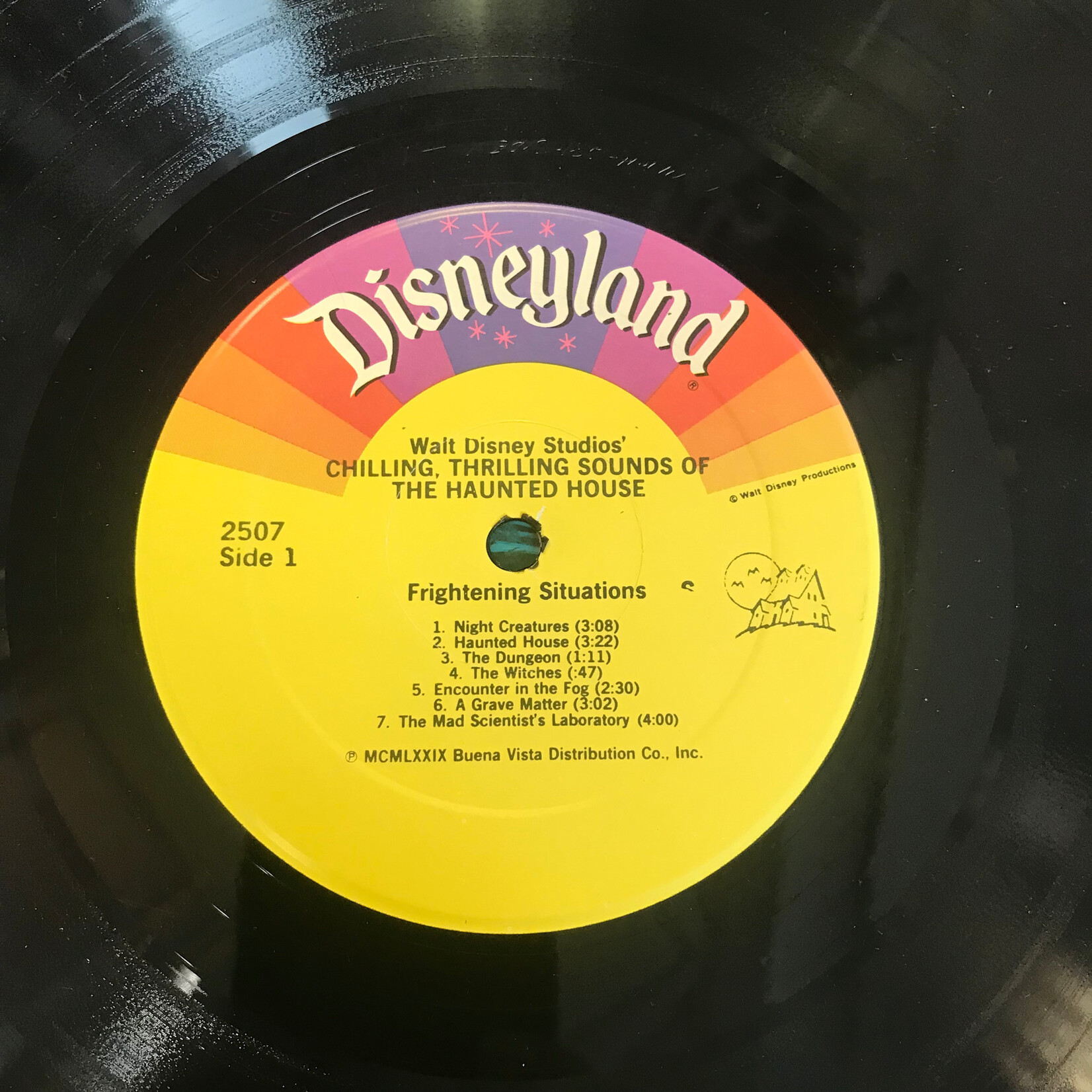 Walt Disney Studios' Chilling, Thrilling Sounds Of The Haunted House - 2507 - Vinyl LP (USED)