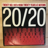 Various - 20/20 Twenty No.1 Hits From Twenty Years At Motown - M9 937A2 - Vinyl LP (USED)