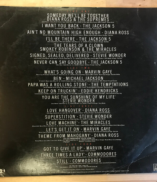 Various - 20/20 Twenty No.1 Hits From Twenty Years At Motown - M9 937A2 - Vinyl LP (USED)