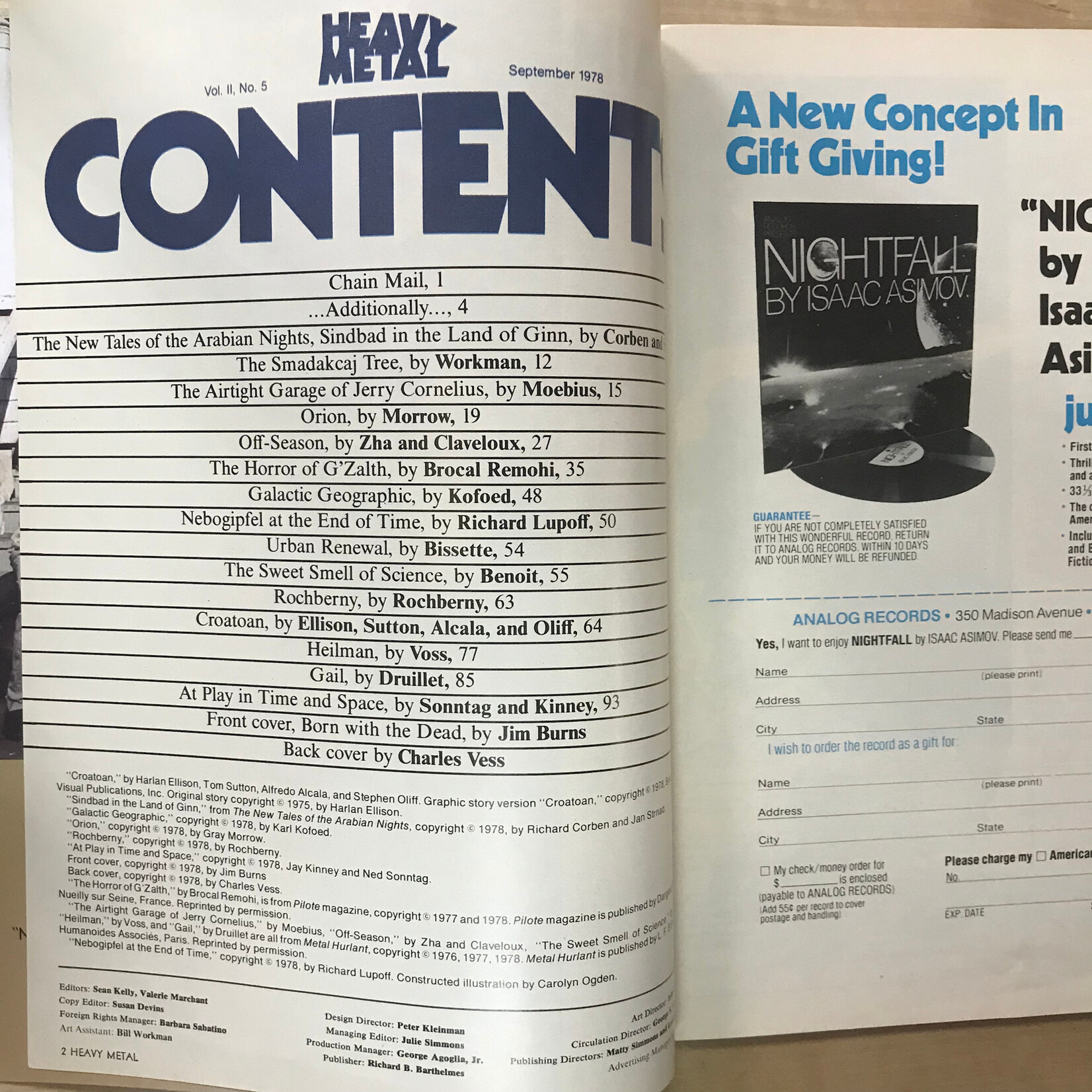 Heavy Metal - September 1978 - Magazine