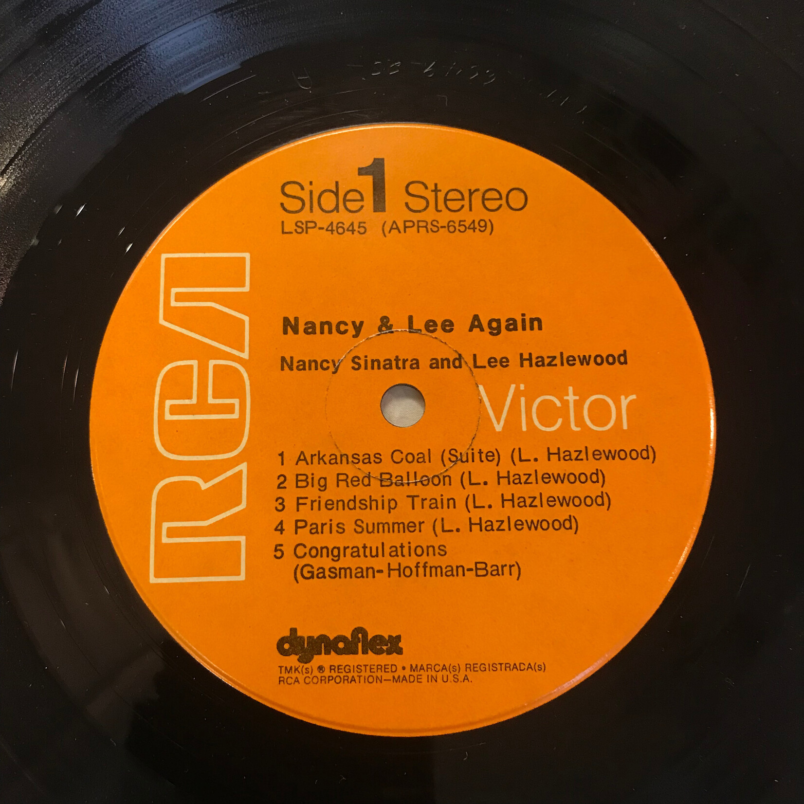 Nancy Sinatra, Lee Hazelwood - Nancy & Lee Again - LSP4645 - Vinyl LP (USED)