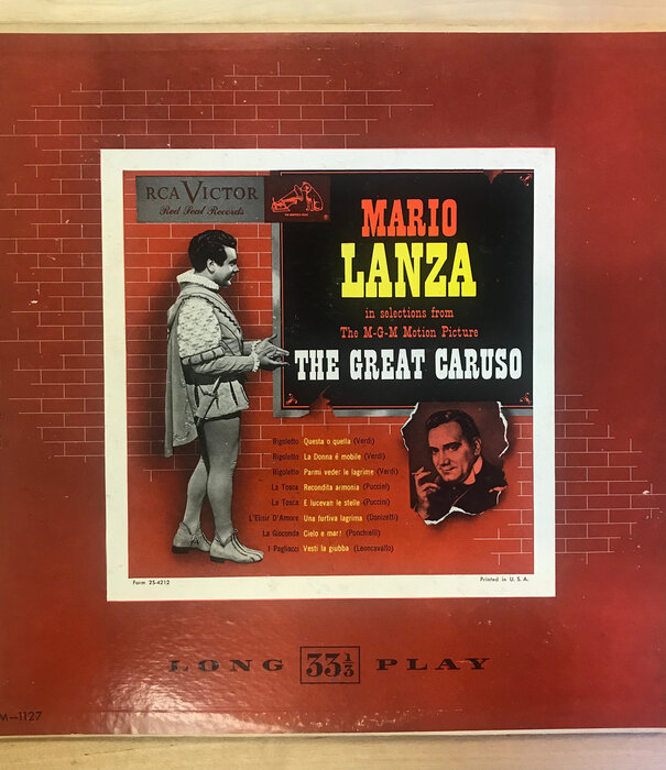Mario Lanza - The Great Caruso - LM1127 - Vinyl LP (USED)