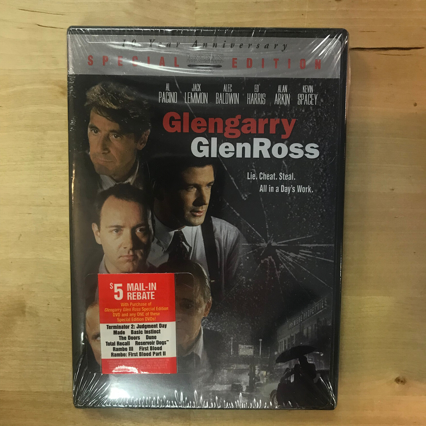 GlengarryGlenRoss - 10 Year Anniversary - DVD (USED - SEALED)