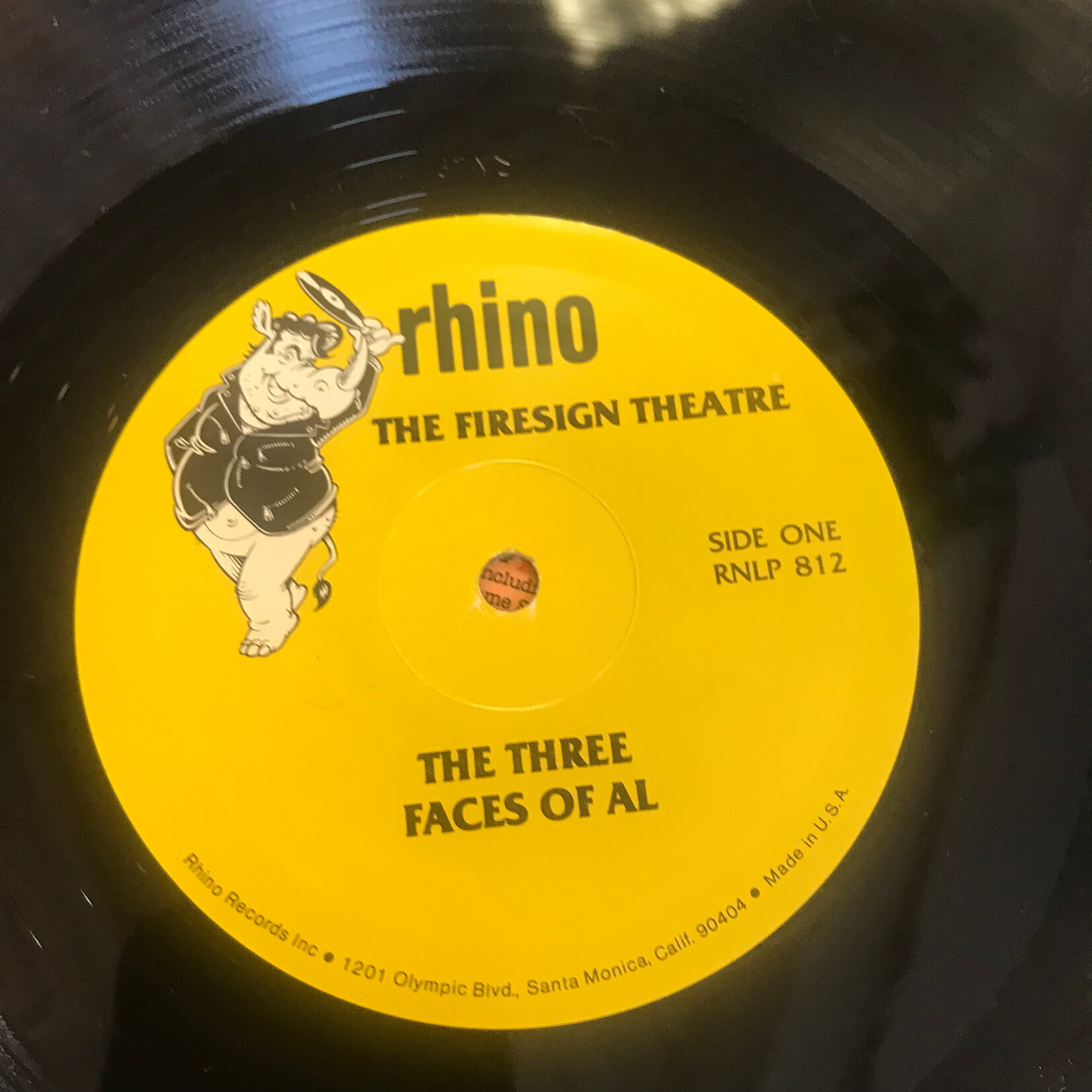 Firesign Theatre - Nick Danger: The Three Faces Of Al - RNLP812 - Vinyl LP (USED)