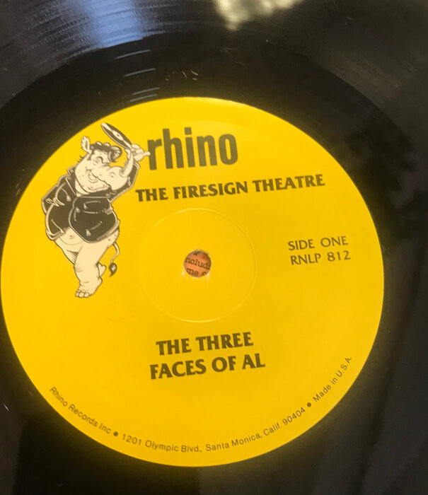 Firesign Theatre - Nick Danger: The Three Faces Of Al - RNLP812 - Vinyl LP (USED)