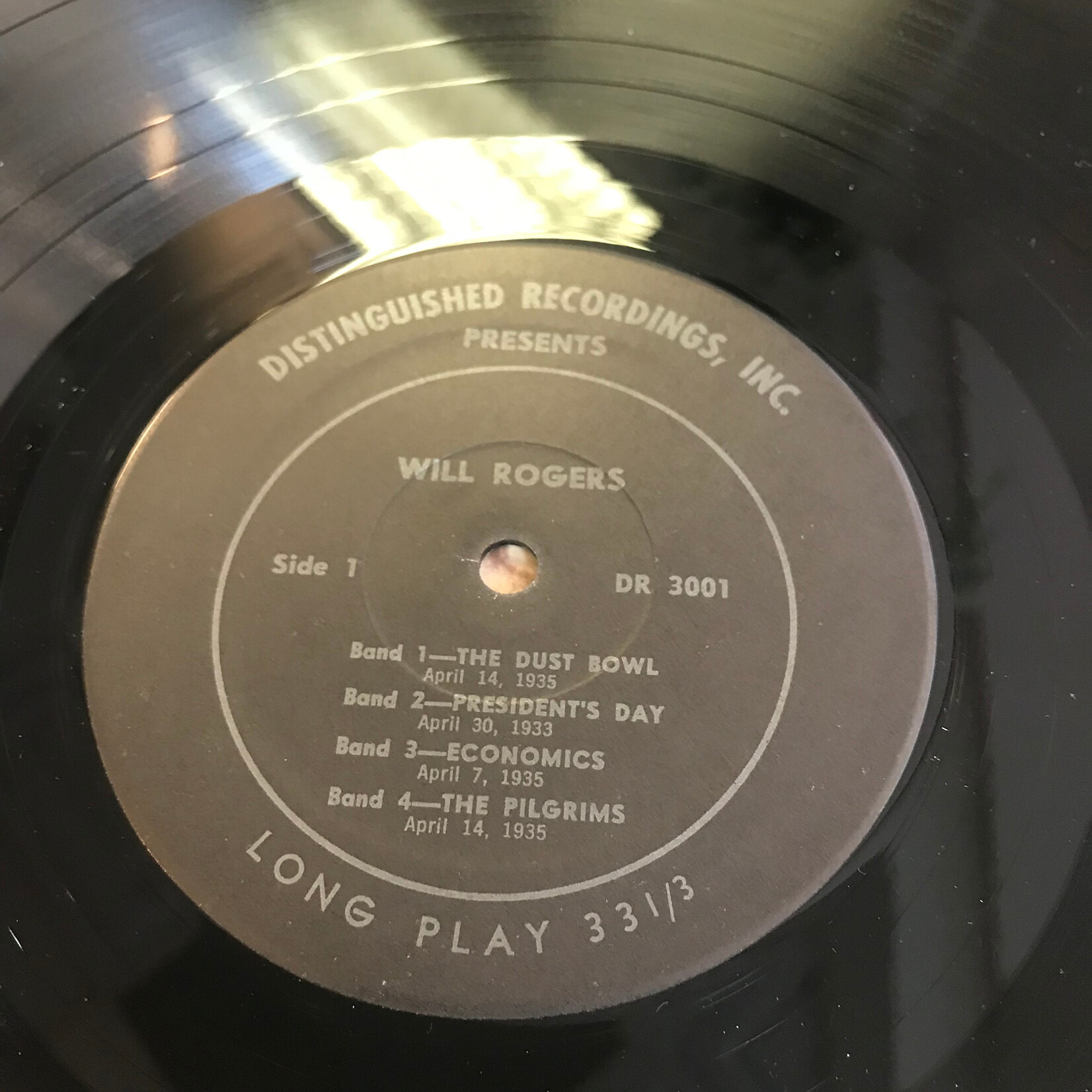 Will Rogers - Will Rogers - DR 3001 - Vinyl LP (USED)