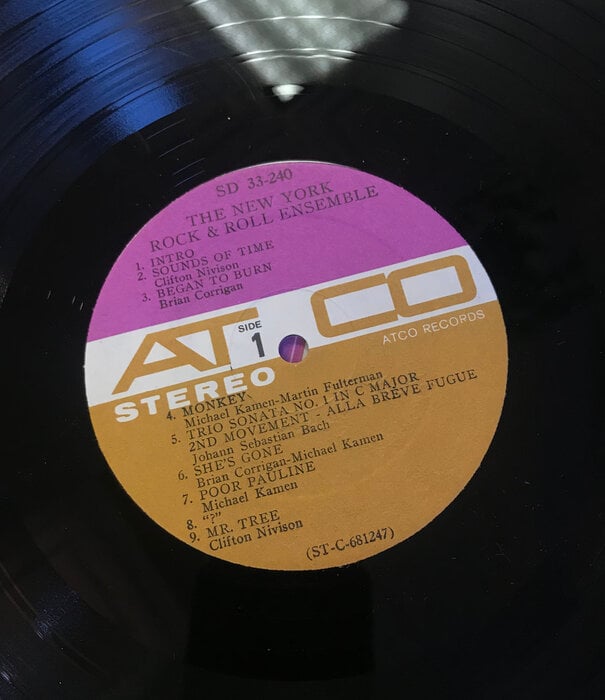 New York Rock & Roll Ensemble - New York Rock & Roll Ensemble - SD33 240 - Vinyl LP (USED)