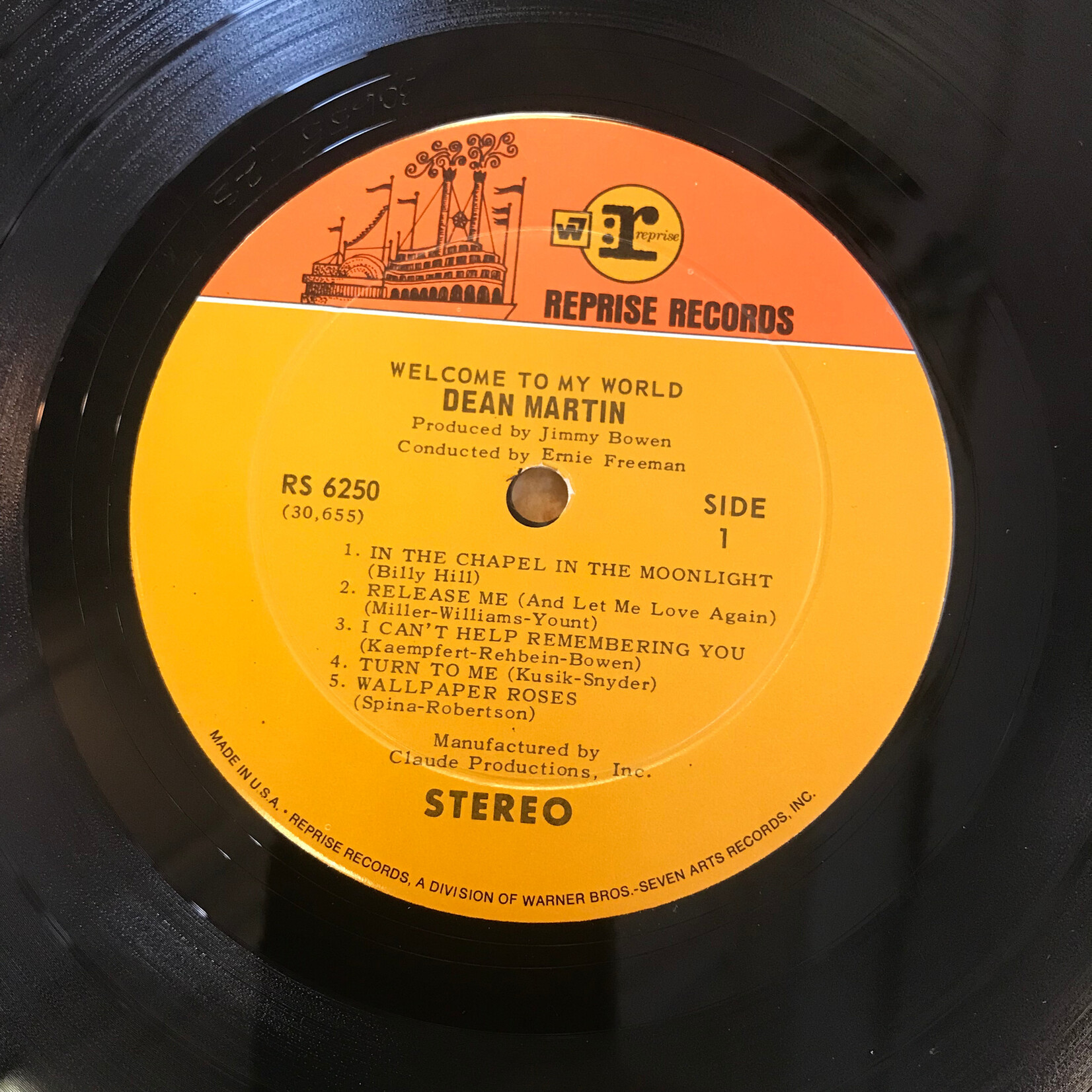 Dean Martin - Welcome To My World - RS6250 - Vinyl LP (USED)