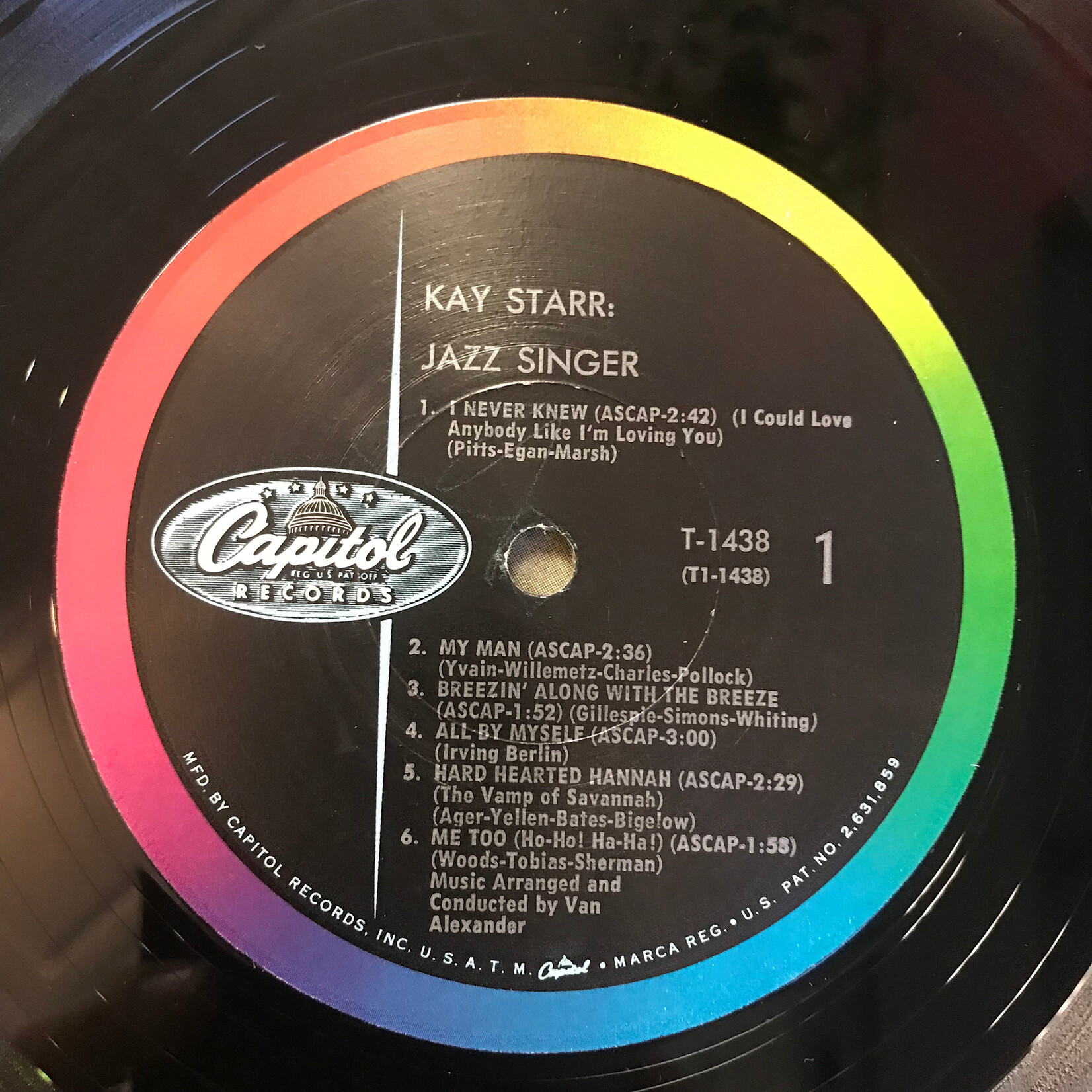 Kay Starr - Jazz Singer - T1438 - Vinyl LP (USED)