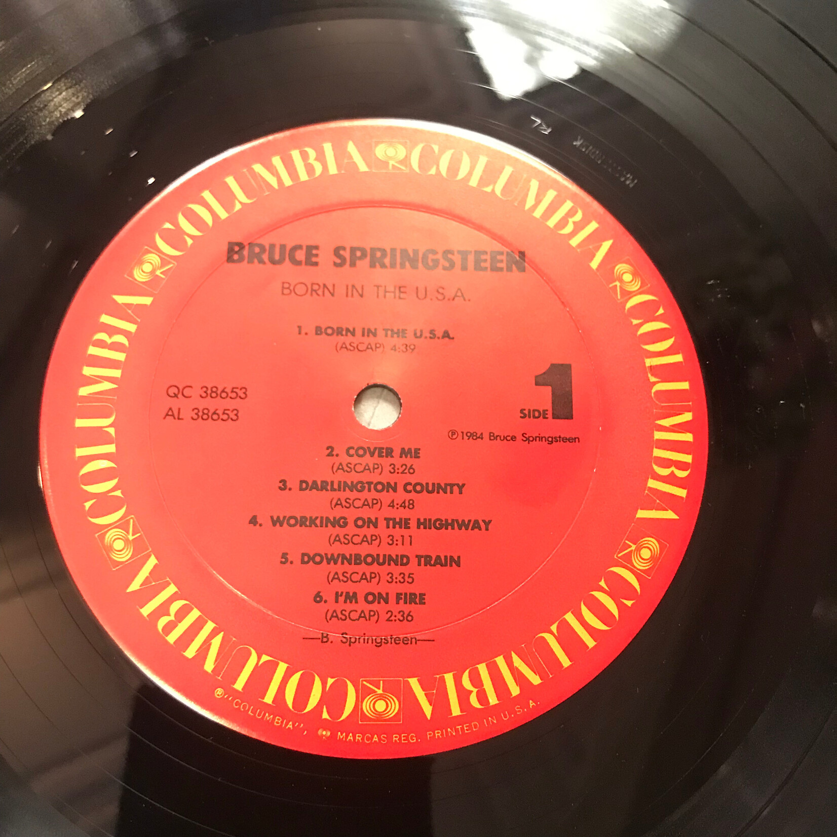 Bruce Springsteen - Born In The U.S.A. - QC 38653 - Vinyl LP (USED)