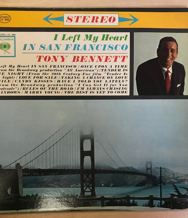Tony Bennett - I Left My Heart In San Francisco - CS8669 - Vinyl LP (USED)
